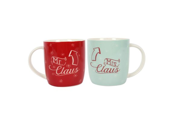 Mr & Mrs Claus Mugs