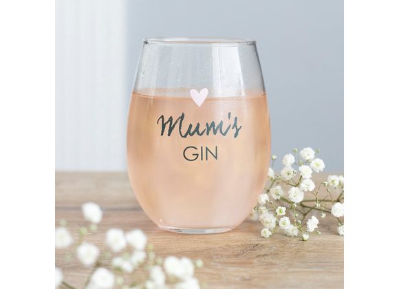 Mum's Gin Stemless Glass