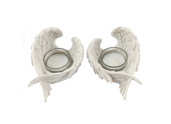 Pair of Winged Candle Holders