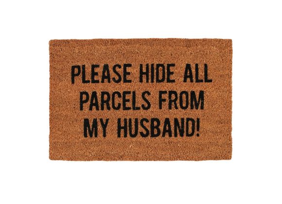 Hide All Parcels Natural Doormat STOCK DUE 24/2/22