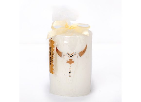 10cm Wild Spirit Bull Pillar Candle