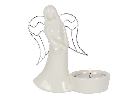 11cm Angel Tealight Holder STOCK DUE 29/10/21