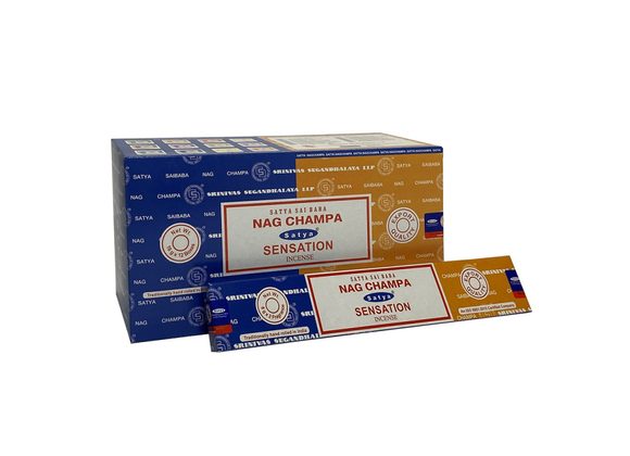 12 Pack of Combo Satya Incense - Nag Champa Sensation 