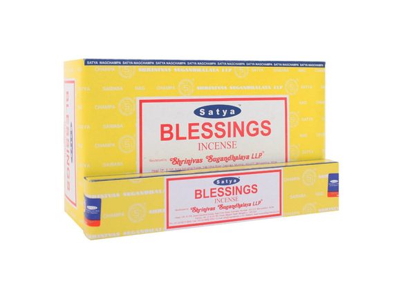 12 Packs of Blessings Incense Sticks by Satya