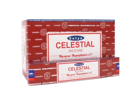 12 Packs of Celestial Incense Sticks by Satya