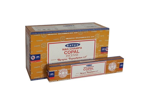 12 Packs of Copal Incense Sticks by Satya