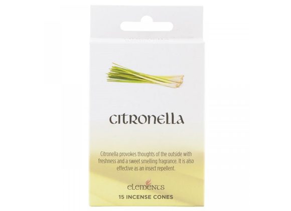 12 Packs of Elements Citronella Incense Cones