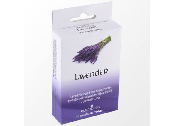 12 Packs of Elements Lavender Incense Cones