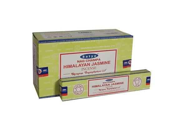 12 Packs of Himalayan Jasmine Incense Sticks by Satya