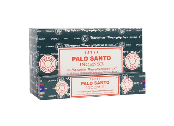 12 Packs of Palo Santo Incense Sticks by Satya