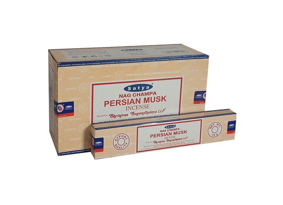 12 Packs of Persian Musk Incense Sticks by Satya