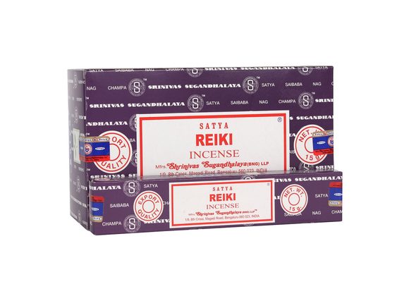 12 Packs of Reiki Incense Sticks by Satya