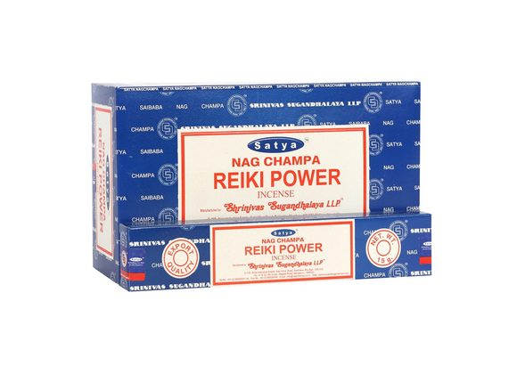 12 Packs of Reiki Power Incense Sticks by Satya