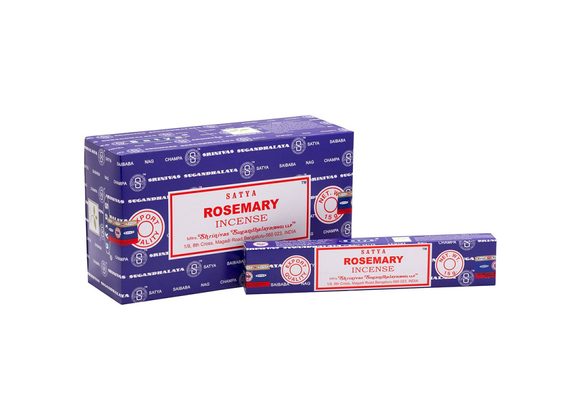 12 Packs of Rosemary Incense Sticks by Satya