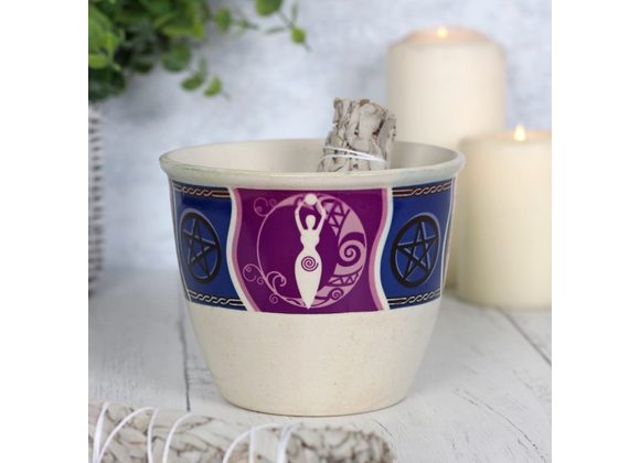 13cm Goddess Smudge Bowl STOCK DUE SOON