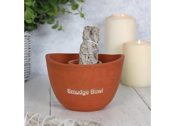 13cm Natural Terracotta Smudge Bowl STOCK DUE SOON