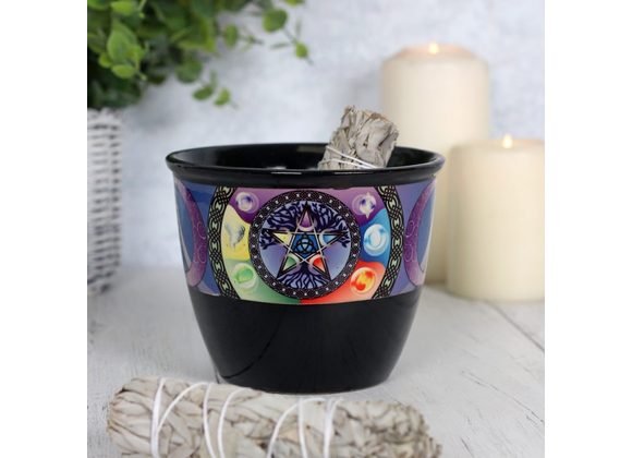 13cm Pentacle Smudge Bowl STOCK DUE SOON