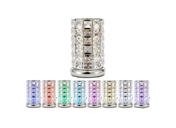 16cm Diamante Crystal LED Oil Burner RRP £39.99 STOCK DUE 25/10/21