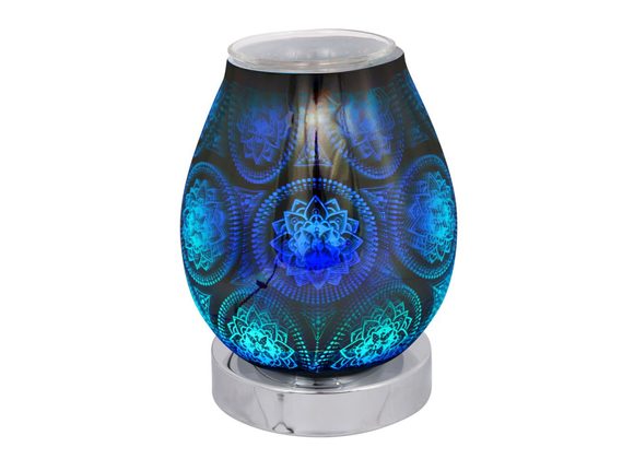 17cm Mandala Colour Changing LED Oil Burner RRP £39.99