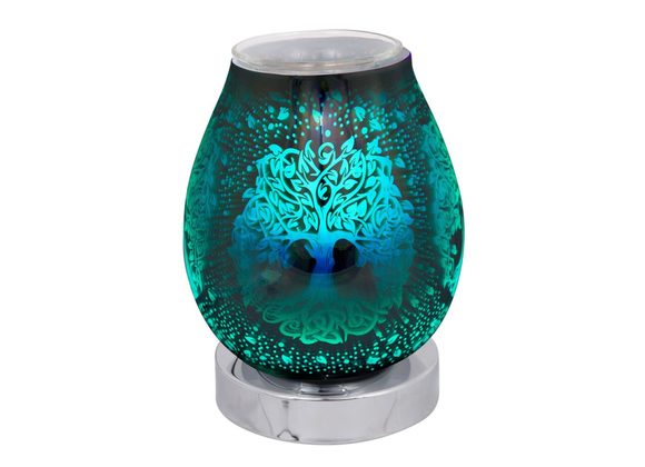 17cm Tree of Life Colour Changing LED Oil Burner RRP £39.99 STOCK DUE 25/10/21