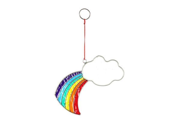 19cm Cloud and Rainbow Suncatcher STOCK DUE 20/11/21