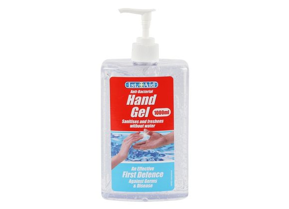 1L Hand Sanitizer with Pump RRP £14.99 STOCK DUE SOON