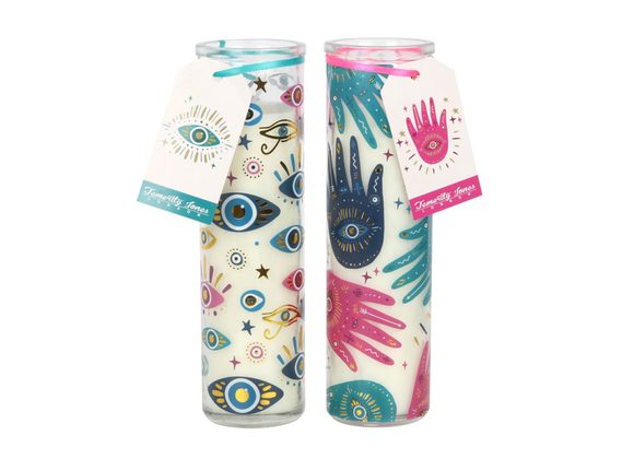 20cm Hand and Eye Tube Candle 