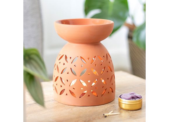 20cm Large Terracotta Oil Burner RRP £22.99