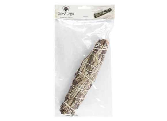 22.5cm Black Sage Smudge Stick STOCK DUE SOON