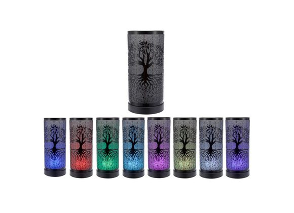 25.5cm Black Tree of Life LED Oil Burner RRP £36.99