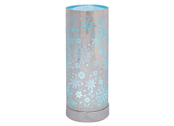 25.5cm Snowflake LED Oil Burner RRP £39.99 STOCK DUE 25/10/21