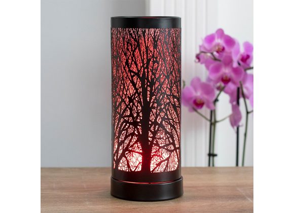 26cm Black Tree LED Oil Burner/Wax Warmer