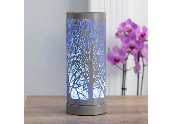 26cm Grey Tree LED Oil Burner/Wax Warmer RRP £39.99