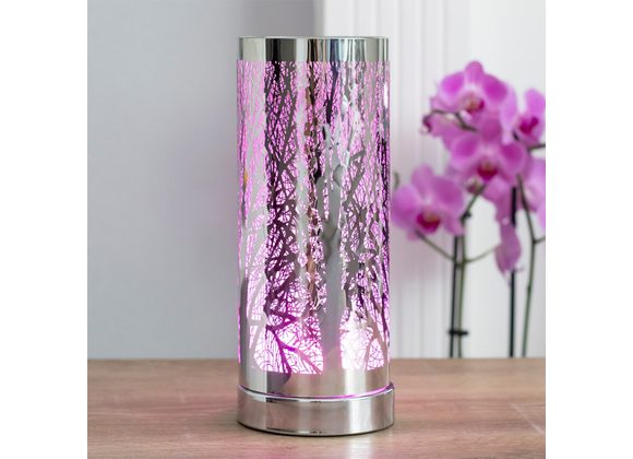 26cm Silver Tree LED Oil Burner/Wax Warmer RRP £39.99