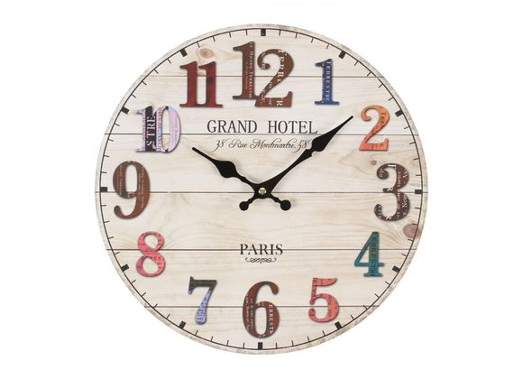 34cm Grand Hotel Clock STOCK DUE 20/11/21