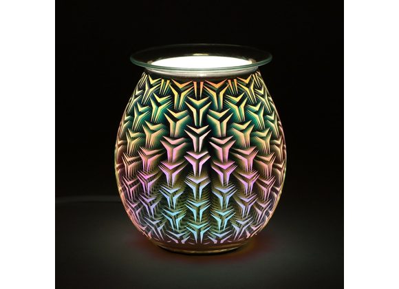 3D Geometric Light Up Electric Oil Burner RRP £24.99