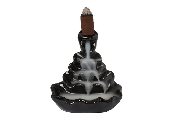 4-Tier Ripple Backflow Incense Burner