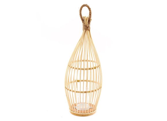 52cm Woven Bamboo Lantern