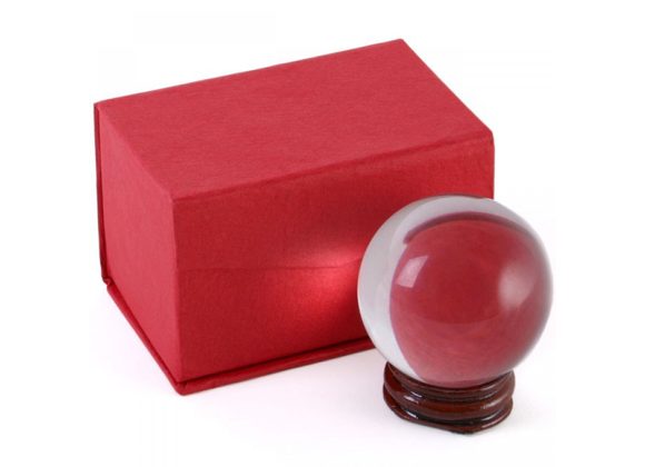 5cm Crystal Ball on Stand STOCK DUE 30/11/21