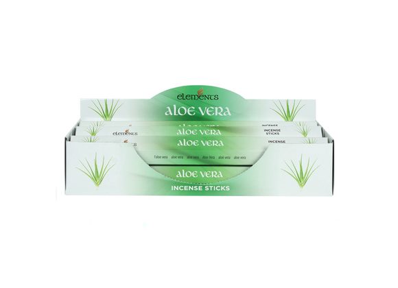 6 Packs of Elements Aloe Vera Incense Sticks