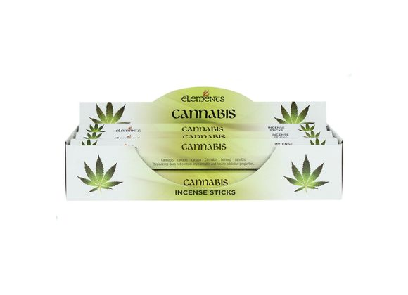 6 Packs of Elements Cannabis Incense Sticks