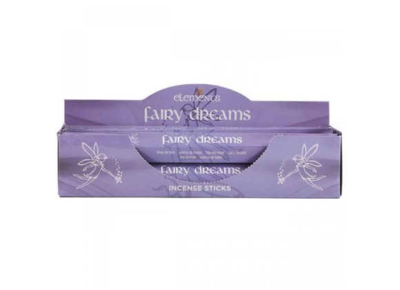 6 Packs of Elements Fairy Dreams Incense Sticks STOCK DUE 30/12/21