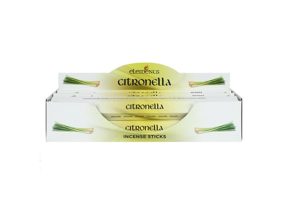 6 Packs of Elements Citronella Incense Sticks