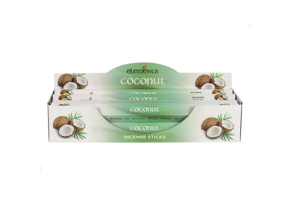 6 Packs of Elements Coconut Incense Sticks