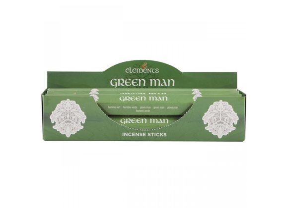 6 Packs of Elements Green Man Incense Sticks