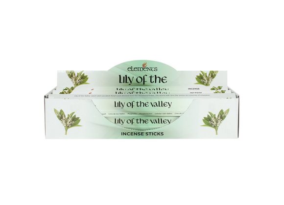 6 Packs of Elements Lily of the Valley Incense Sticks