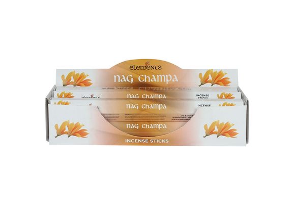 6 Packs of Elements Nag Champa Incense Sticks