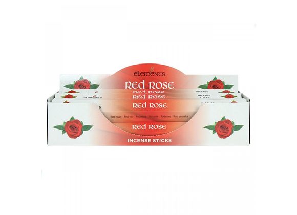 6 Packs of Elements Red Rose Incense Sticks