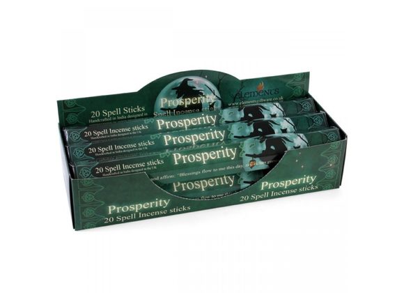 6 Packs of Prosperity Spell Incense Sticks by Lisa Parker STOCK DUE SOON