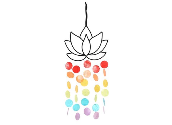 67cm Wire Lotus Hanging Decoration 